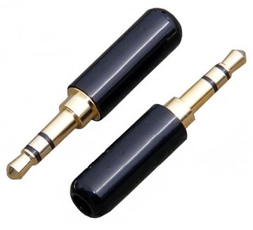 Wtyk mały mini JACK 3,5 stereo SLIM HQ (3736)