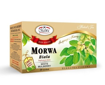 HERBATA MORWA BIAŁA ZIOŁOWA 100% ATEST MALWA TEA
