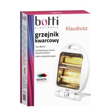 Кварцевый радиатор, печь Botti Klaudiusz 800 Вт