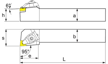 НОЖ СКЛАДНОЙ ПОВОРОТНЫЙ DCLNL 2020 K12 ЛЕВЫЙ ДЛЯ CNMG