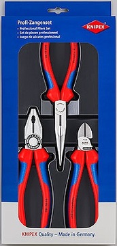 Szczypce tnące kombinerki zestaw KNIPEX 00 20 11