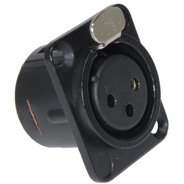 NC3FDLBAG1 XLR gniazdo panelowe 3pin Neutrik