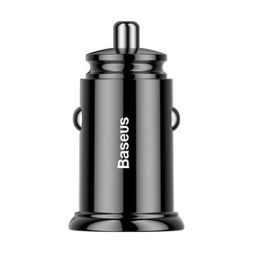 BASEUS SZYBKA MOCNA ŁADOWARKA SAMOCHODOWA USB USB-C TYP-C QC 4.0+ 5A 30W
