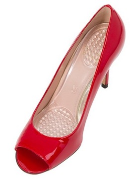 ŻELOWE WKŁADKI DO BUTÓW Szpilki wysoki obcas 2szt nr Wbs9