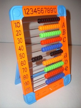 разноцветный АБАБУС стоя или лёжа