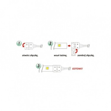 РАЗЪЕМ для крепления блока питания для светодиодных лент 10 мм №347