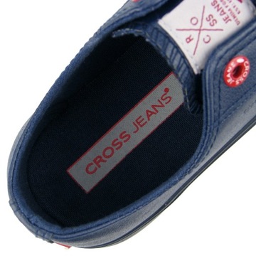 Trampki CROSS Jeans damskie granatowe DD2R4031 39