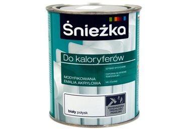 BIAŁA FARBA DO GRZEJNIKÓW KALORYFERÓW NA GRZEJNIK
