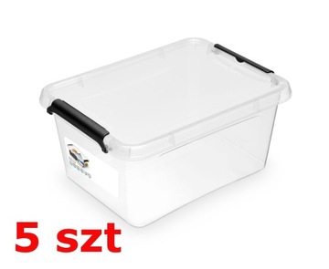 5 x POJEMNIK PUDEŁKO ORGANIZER 1,6 L DO SZUFLADY