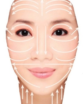 MASAŻER DO TWARZY Z JADEITU gua sha ROLLER WAŁEK