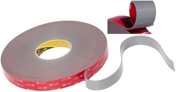6mm/33m MOCNA TAŚMA 3M DWUSTRONNA PIANKOWA SZARA