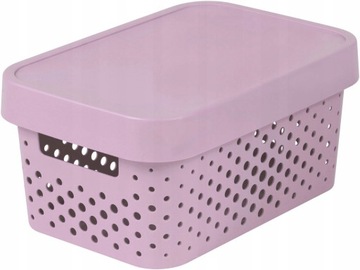 КОНТЕЙНЕР-КОРЗИНА CURVER С КРЫШКОЙ INFINITY 4,5 Л.