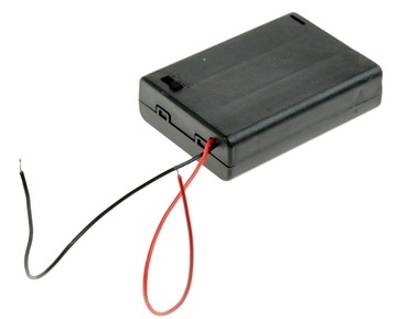 Koszyk pojemnik na baterie AAA 3x R3 pokrywa (0174