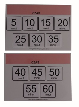 Mega zestaw piktogramów z 54 sztuk kart aktywności