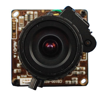 Пластинчатая камера 480 ТВЛ, объектив PIXIM 2,8–12 мм.