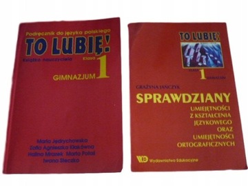 TO LUBIĘ 1 ksiązka nauczyciela testy SPRAWDZIANY