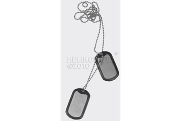 Nieśmiertelnik Dog Tag z gumkami wyciszającymi