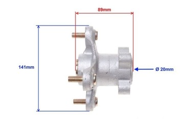 ПЕРЕДНЯЯ СТУПИЦА квадроцикла Башан, расстояние между шпильками 110мм