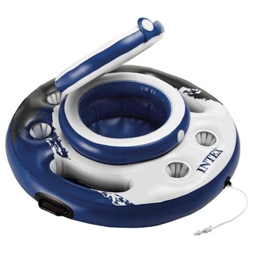 ФУНКЦИОНАЛЬНЫЙ ПРАКТИЧЕСКИЙ ПЛАВАЮЩИЙ ХОЛОДИЛЬНИК ДЛЯ БАССЕЙНА БАРЖ - INTEX 56822