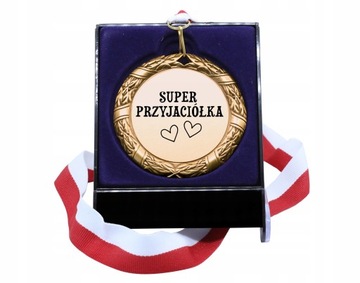MEDAL w ETUI PRZYJAŹŃ PRZYJACIEL PRZYJACIÓŁKA