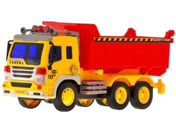 СТРОИТЕЛЬНАЯ АВТОМОБИЛЬ КИПЕР САМОСВАЛ ЗВУКИ ЗВУКИ ОГНИ