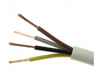 Przewód linka H05VV-F (OWYżo) 4x1,0 POLSKI- 1MB