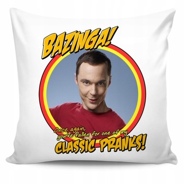 BAZINGA Teoria Wielkiego Podrywu Poduszka Gadżet