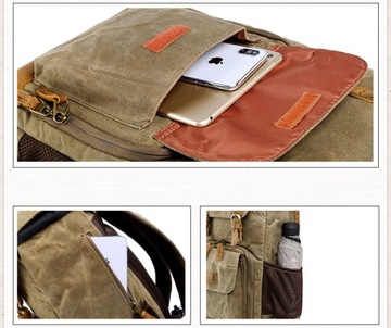 ВРОЦЛАВ Фоторюкзак для ноутбука 14 винтажный коричневый