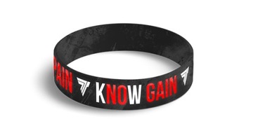 TREC OPASKA MOTYWACYJNA WRISTBAND 048 KNOW PAIN