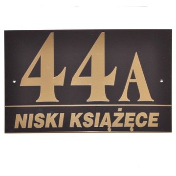 Tablica Tabliczka adresowa z numerem domu