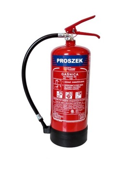 Gaśnica proszkowa 6kg GP6x ABC - PROSZEK PROMOCJA
