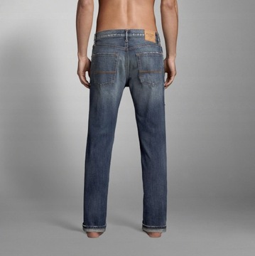 Jeansy ABERCROMBIE Hollister Slim Straight 30/30