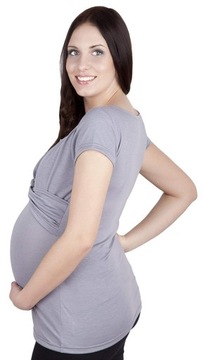 Bluzka ciążowa i do karmienia M18 szara XL