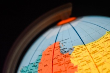 ПОЛЬСКИЙ ГЛОБУС 32 см С ПОДСВЕТКОЙ ЗАПАД