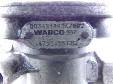 КЛАПАН ЭЛЕКТРОМАГНИТНЫЙ MERCEDES ACTROS MP2 4750155120