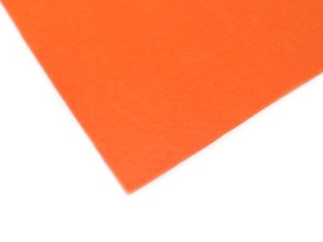 FL012 Filc z metra ciemny pomarańcz 1mm 50x85cm