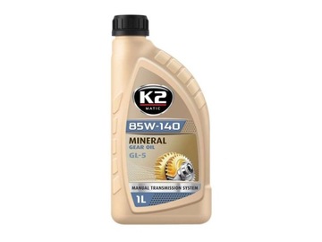 OLEJ PRZEKŁADNIOWY K2 85W140 GL5 GL4 1L