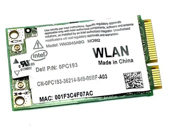 Сетевая карта Intel WIFI miniPCIe 54 Мбит/с WM3945ABG