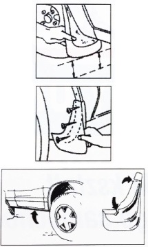 VW LT T3 T4 T5 T6 TRANSPORTER CARAVELLE брызговики