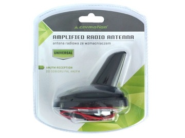 АВТОМОБИЛЬНАЯ АНТЕННА МАЧТА SHARK FIN УНИВЕРСАЛЬНАЯ КРЫША FM