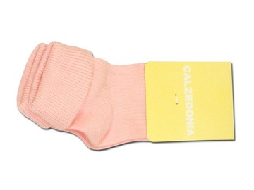 Calzedonia skarpetki bawełniane różowe (22-24)