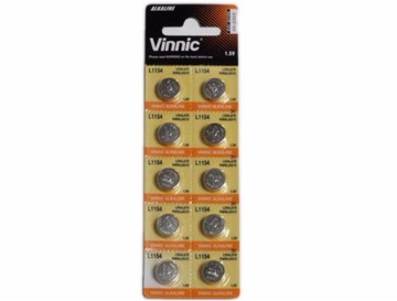 50x Bateria VINNIC L1154 LR44 AG13 357 A76 SR44