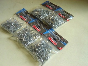 АЛЮМИНИЕВЫЕ ЗАКЛЕПКИ 4,8х12 4,8х10 4х12 4х10 4х8 250 ШТ.