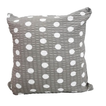 Наволочка из коры 40х40 с узором экзотических листьев