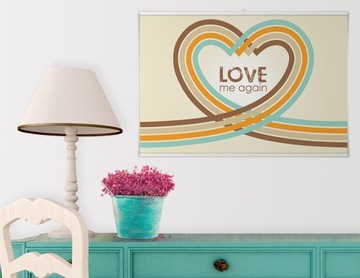 Wieszak na plakat 62 cm Przeźroczyste wieszaki do plakatów