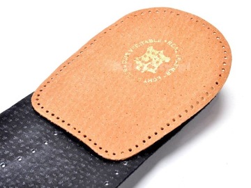 G10-64 BIAŁE TWARDE PODPIĘTKI 2 cm KLINY WKŁADKI POD PIĘTY 20 mm Roz. 36-41