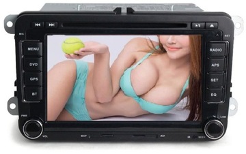 RADIO 2 din DVD GPS navi VW SKODA SEAT Golf wys PL
