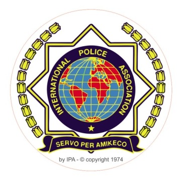 IPA поліція наклейка автомобільна діаметр 5 см вулиці