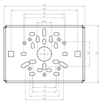 Держатель стойки для фотоаппаратов MH-625 CH-G, оцинкованный
