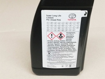 ОХЛАЖДАЮЩАЯ ЖИДКОСТЬ TOYOTA РОЗОВЫЙ РАДИАТОР 1Л